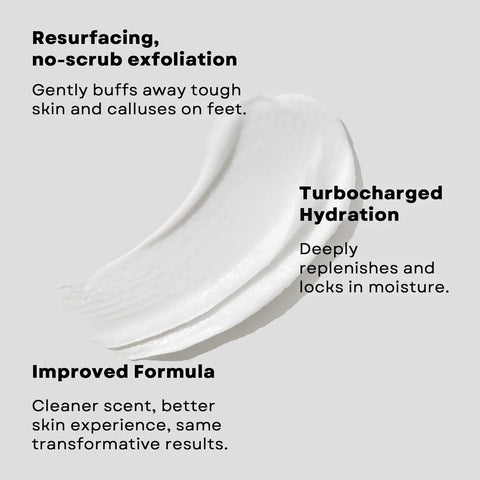 AmLactin Foot Repair Cream - Therapeutic Foot Cream for Dry Cracked Heels and Feet - Callus Softener - No-Scrub Exfoliator and Moisturizer with 15% Lactic Acid AHA - 3 oz (Packaging May Vary)